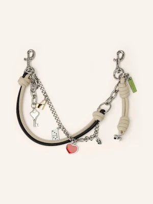 Marc Jacobs Zawieszka Do Torby The Mini Icon Chain Charm schwarz