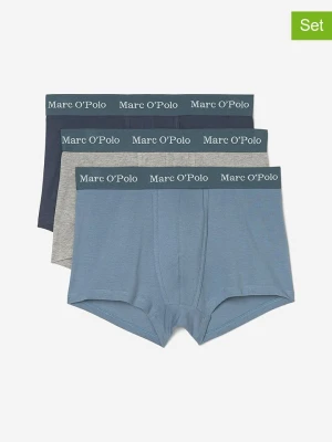 Marc O´Polo Bodywear Bokserki (3 pary) w kolorze granatowo-błękitno-szarym rozmiar: XL
