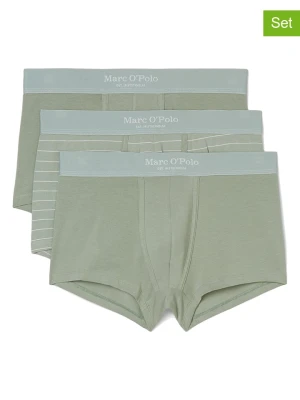 Marc O´Polo Bodywear Bokserki (3 pary) w kolorze jasnozielonym rozmiar: M