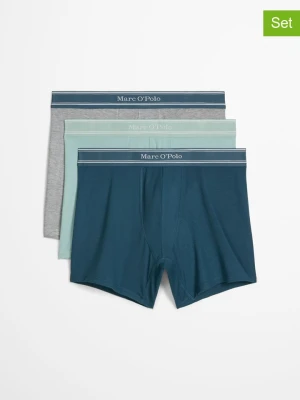 Marc O´Polo Bodywear Bokserki (3 pary) w kolorze niebiesko-turkusowo-szarym rozmiar: XXL Marc O'Polo