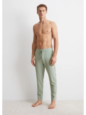 Marc O´Polo Bodywear Spodnie piżamowe w kolorze jasnozielonym rozmiar: XXL