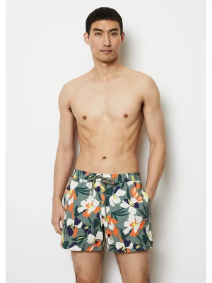 Marc O´Polo Bodywear Szorty kąpielowe w kolorze oliwkowo-pomarańczowo-kremowym rozmiar: S Marc O'Polo