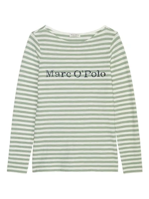 Marc O´Polo Koszulka w kolorze zielono-kremowym rozmiar: L