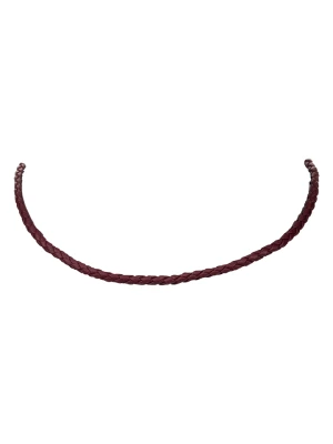 Marc O´Polo Skórzana bransoletka w kolorze bordowym - dł.38 cm rozmiar: onesize