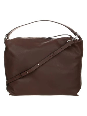 Marc O´Polo Skórzana torebka "Hobo Bag M" w kolorze brązowym - 35 x 26 x 7 cm rozmiar: onesize