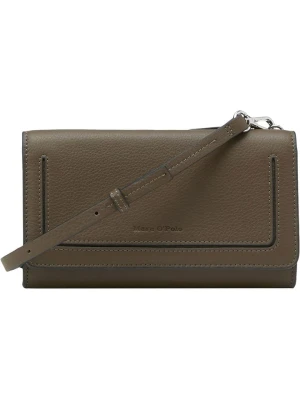 Marc O´Polo Skórzana torebka "Juja" w kolorze khaki - 22 x 13 x 2 cm rozmiar: onesize