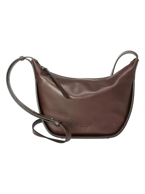 Marc O´Polo Skórzana torebka w kolorze ciemnobrązowym - 35 x 25 x 9 cm rozmiar: onesize