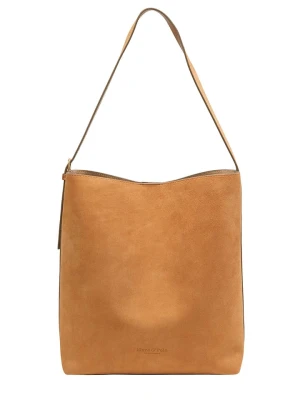 Marc O´Polo Skórzana torebka w kolorze jasnobrązowym rozmiar: onesize