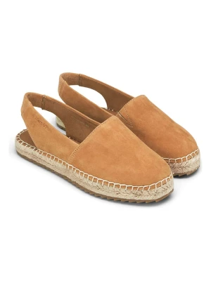 Marc O´Polo Skórzane espadryle w kolorze jasnobrązowym rozmiar: 36