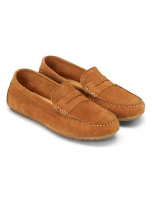 Marc O´Polo Skórzane mokasyny w kolorze jasnobrązowym rozmiar: 39