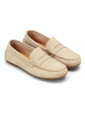 Marc O´Polo Skórzane slippersy w kolorze beżowym rozmiar: 39