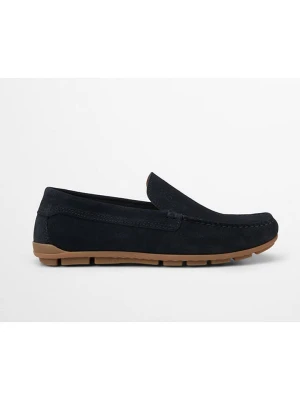 Marc O´Polo Skórzane slippersy w kolorze granatowym rozmiar: 45