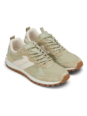 Marc O´Polo Skórzane sneakersy w kolorze beżowo-oliwkowym rozmiar: 36