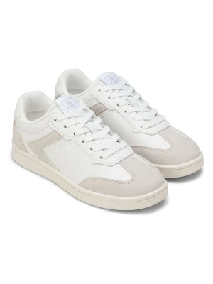 Marc O´Polo Skórzane sneakersy w kolorze biało-beżowym rozmiar: 38