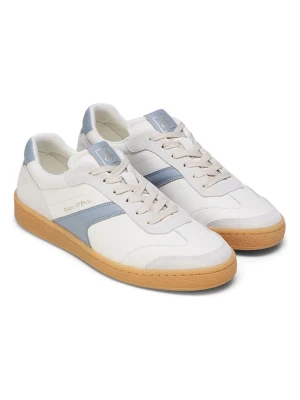 Marc O´Polo Skórzane sneakersy w kolorze biało-błękitnym rozmiar: 40