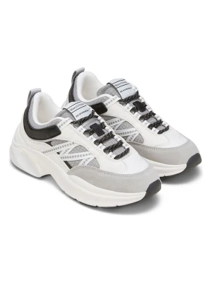 Marc O´Polo Skórzane sneakersy w kolorze biało-szarym rozmiar: 38