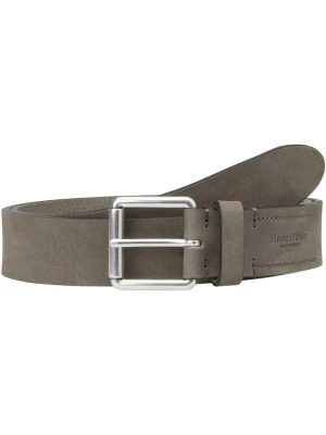 Marc O´Polo Skórzany pasek "Aro" w kolorze szarym rozmiar: 110