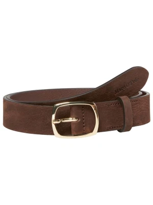 Marc O´Polo Skórzany pasek w kolorze brązowym rozmiar: 95