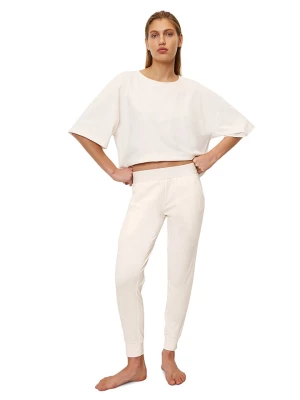 Marc O´Polo Spodnie dresowe w kolorze białym rozmiar: S