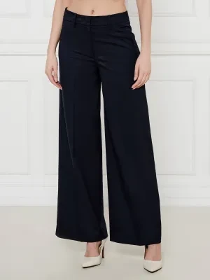 Marc O' Polo Spodnie | flare fit | z dodatkiem wełny