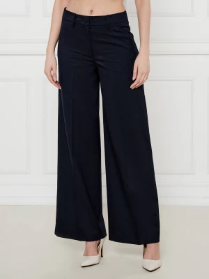 Marc O' Polo Spodnie | flare fit | z dodatkiem wełny