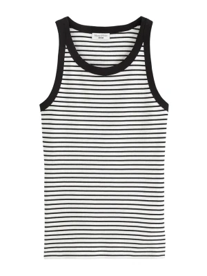 Marc O´Polo Top w kolorze czarno-białym rozmiar: XXL