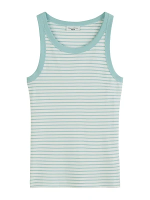 Marc O´Polo Top w kolorze kremowo-miętowym rozmiar: XL