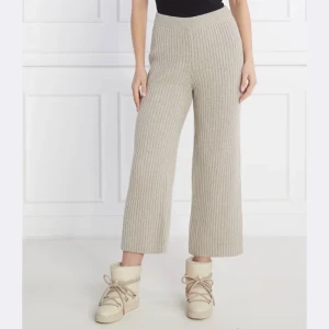 Marc O' Polo Wełniane spodnie dzianinowe | Relaxed fit