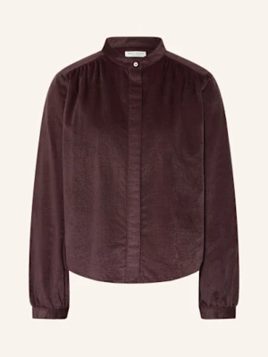 Marc O'polo Aksamitna Bluzka rot