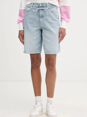 Marc O'Polo bermudy damskie jeansowe niebieski