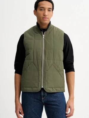 Marc O'Polo bezrękawnik kolor zielony przejściowy 5000007608