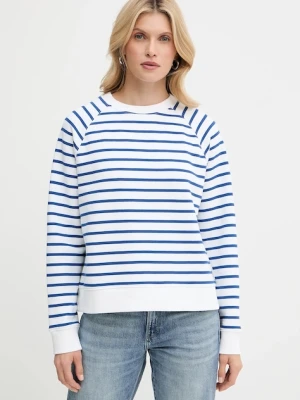 Zdjęcie produktu Marc O'Polo bluza bawełniana damska kolor granatowy wzorzysta 5000006574
