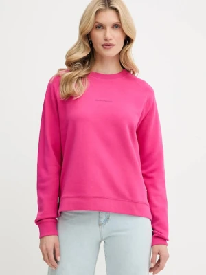 Marc O'Polo bluza bawełniana damska kolor różowy gładka 5000007104