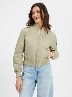 Marc O'Polo Bluza damska Kobiety zielony jednolity,