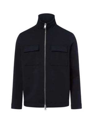 Marc O'Polo Bluza męska Mężczyźni Bawełna niebieski jednolity,