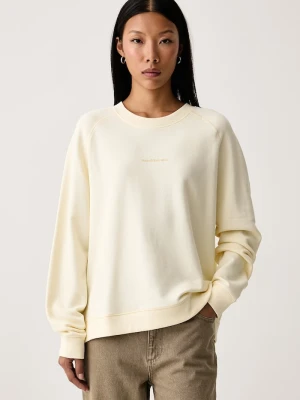 Marc O'Polo bluza oversize damska bawełniana żółty