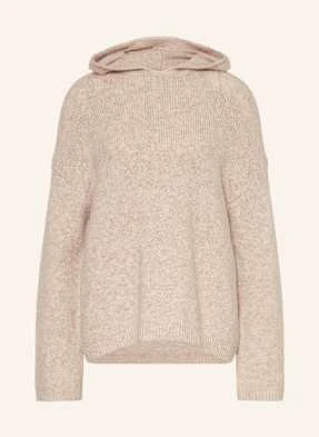 Marc O'polo Bluza Z Kapturem Z Dzianiny beige
