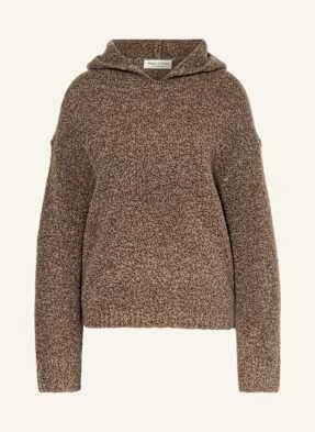 Marc O'polo Bluza Z Kapturem Z Dzianiny braun