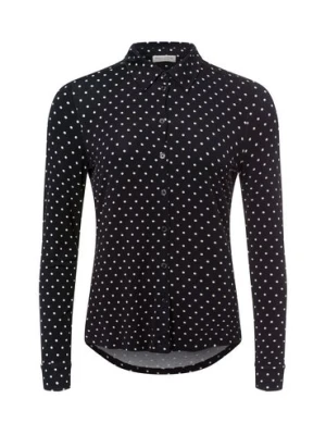 Marc O'Polo Bluzka damska stretch Kobiety wiskoza niebieski wzorzysty,