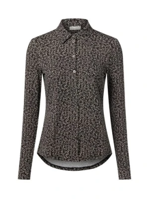 Marc O'Polo Bluzka damska z dżerseju Kobiety wiskoza szary|brązowy wzorzysty,