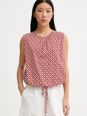 Marc O'Polo bluzka na ramiączkach damska bawełniana