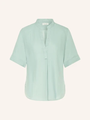 Marc O'polo Bluzka Z Mieszanki Materiałów Z Lnem gruen