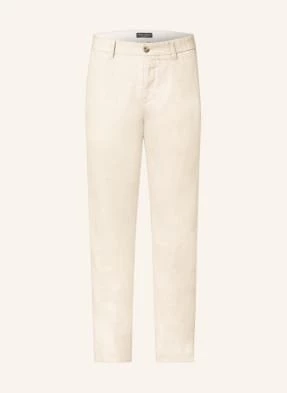 Marc O'polo Chinosy Z Lnu Osby Jogger Tapered Fit beige