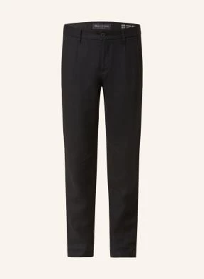 Marc O'polo Chinosy Z Lnu Osby Jogger Tapered Fit schwarz