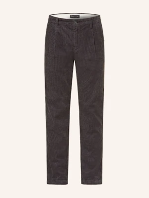 Marc O'polo Chinosy Ze Sztruksu Osby Tapered Fit grau