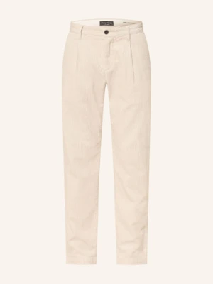 Marc O'polo Chinosy Ze Sztruksu Osby Tapered Fit weiss