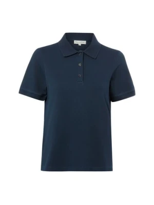 Marc O'Polo Damska koszulka polo Kobiety Bawełna niebieski,