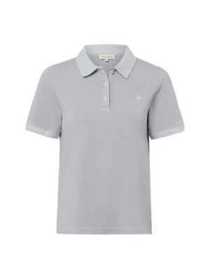 Marc O'Polo Damska koszulka polo Kobiety Bawełna szary,