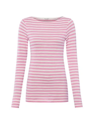 Marc O'Polo Damska koszulka z długim rękawem Kobiety Bawełna (100%) biały w paski,