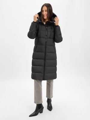 Marc O'Polo Damski płaszcz puchowy Kobiety czarny jednolity,